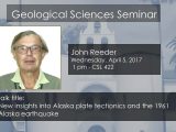 Seminar – John Reeder