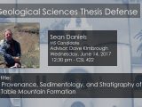 Thesis Defense – Sean Daniels MS