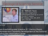 Dr. William Yeck (USGS)