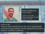 Thesis Defense – Mason Einbund