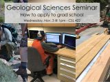 Seminar – How to apply to grad school
